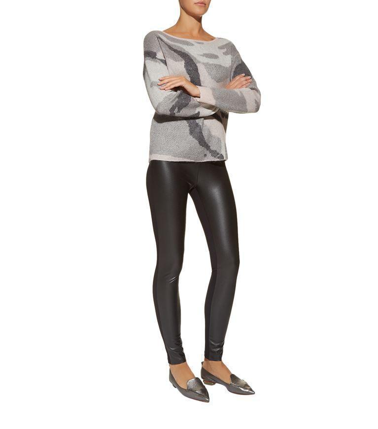 WOLFORD Shaping Leggings With High Waistband And Seam Detailing In Black