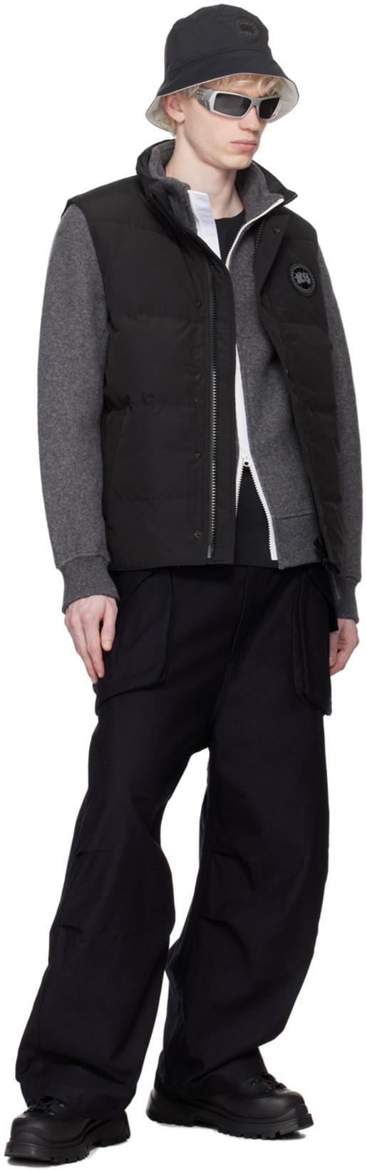 CANADA GOOSE Big Chest Mini Embroidered T-shirt For Men In Black