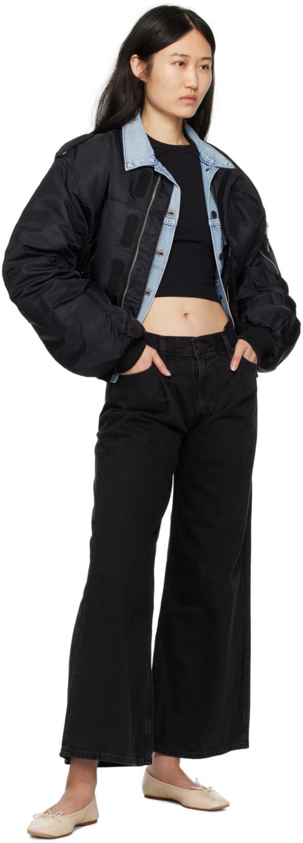 WARDROBE.NYC Black Opaque Long Sleeve T-shirt