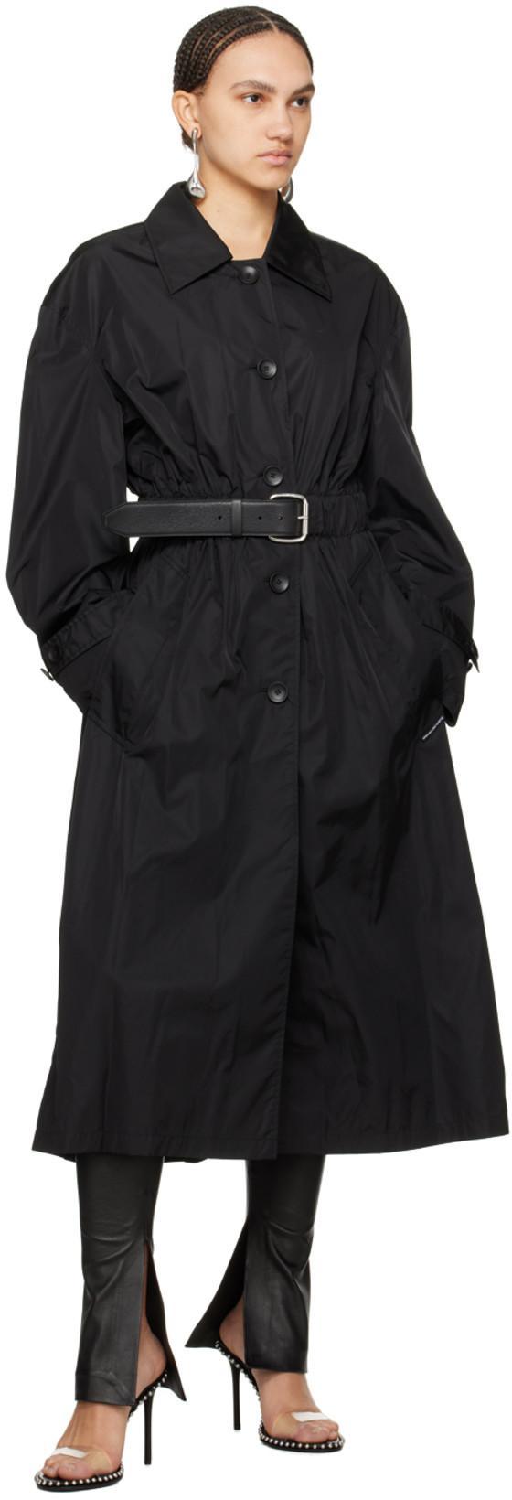 ALEXANDER WANG Leather Sandals With Metal Details In Black