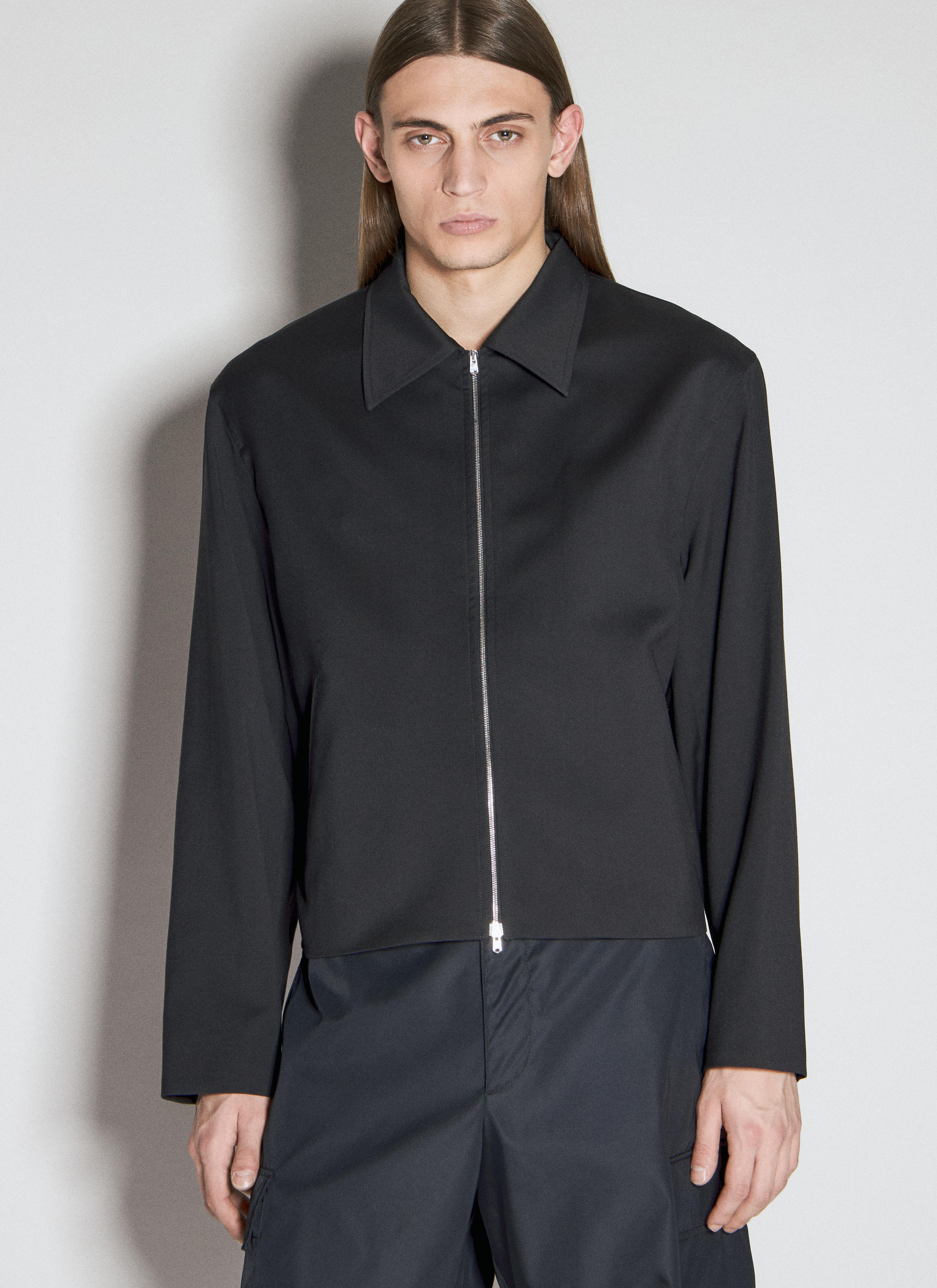 OUR LEGACY Virgin Wool Layering Jacket In Black