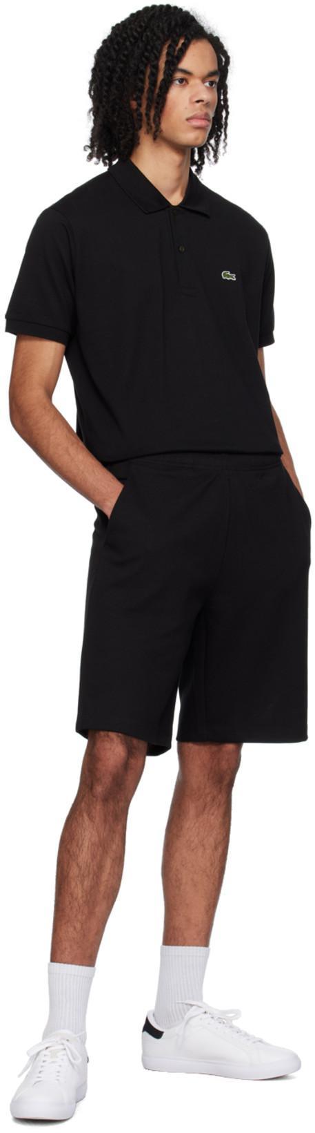 LACOSTE Classic Fit Original L.12.12 Polo Clothing In Black