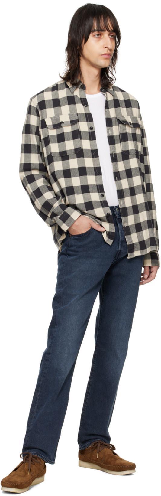 LEVI'S 501 Straight-leg Jeans In Light-wash Cotton In Blue