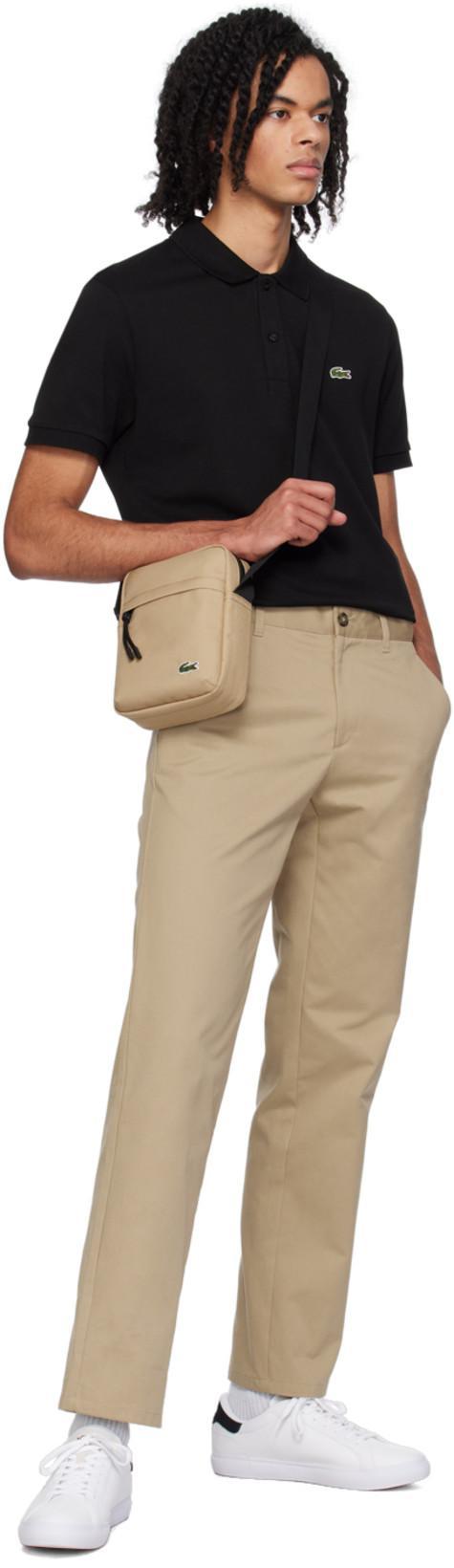 LACOSTE Classic Fit Original L.12.12 Polo Clothing In Black