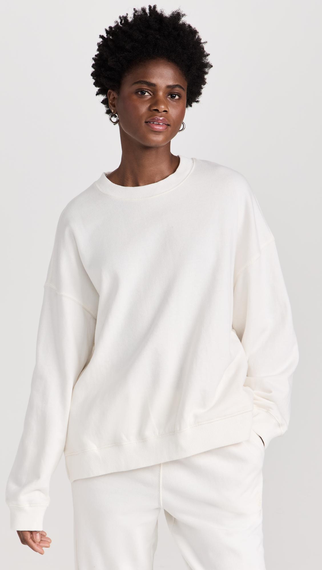 AMO Crop Rib Tank Top In White