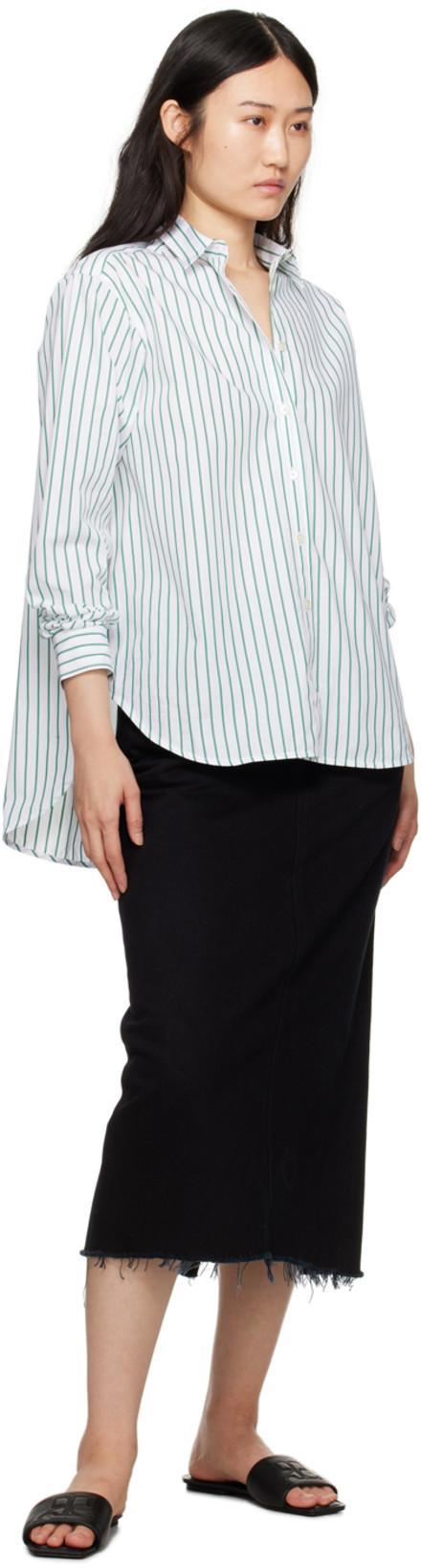 AGOLDE + Net Sustain Hilla Distressed Organic Denim Maxi Skirt In Spider Black