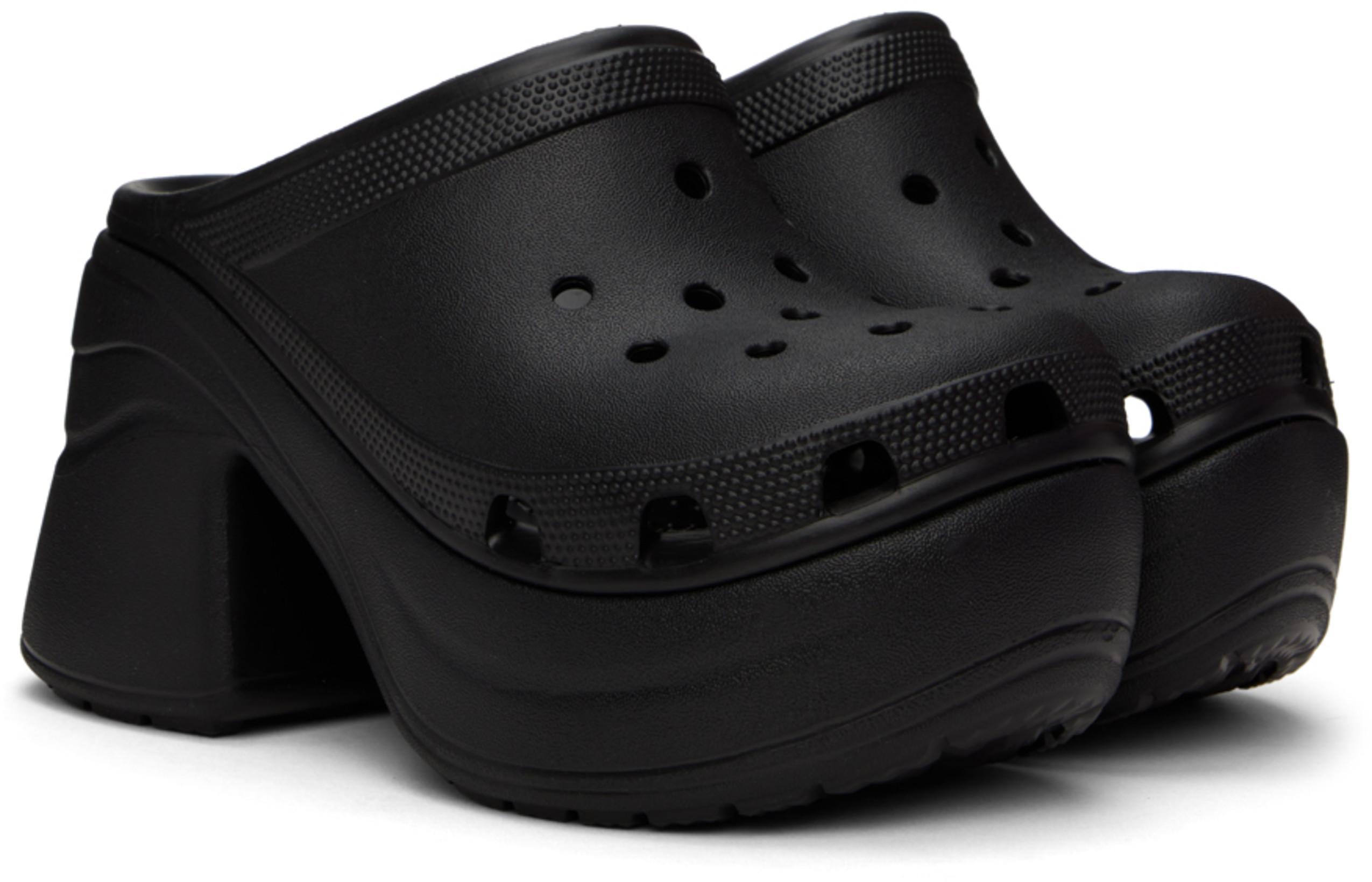 CROCS Classic Siren Clogs In Black
