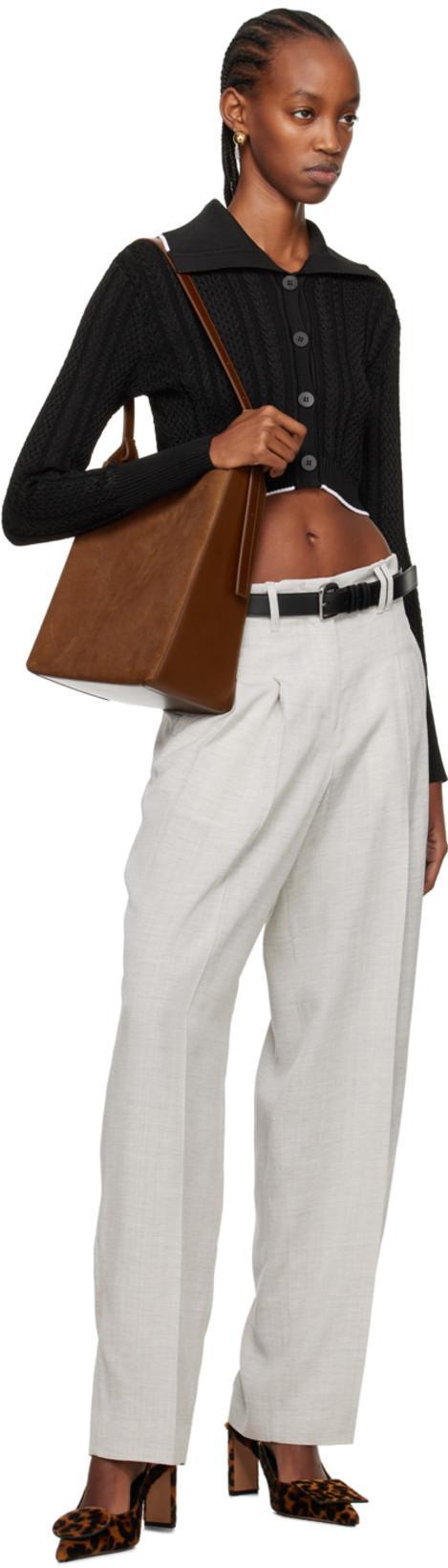 JACQUEMUS Brown & Black Les Sculptures 'les Slingbacks Duelo Hautes' Heels In 8bq Leopard Brown