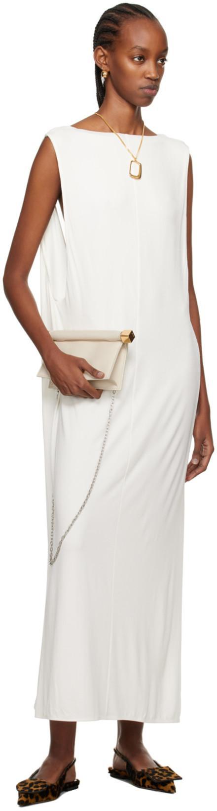 JACQUEMUS Gold Les Sculptures 'le Collier Ovalo' Necklace In 270 Light Gold