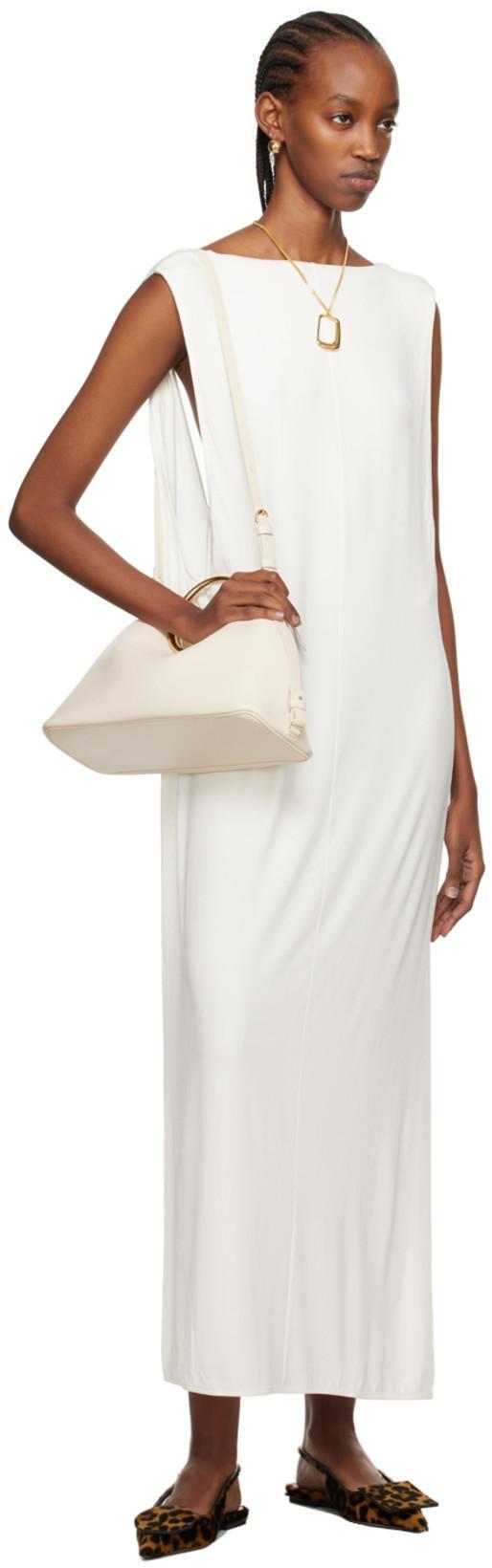 JACQUEMUS Gold Les Sculptures 'le Collier Ovalo' Necklace In 270 Light Gold