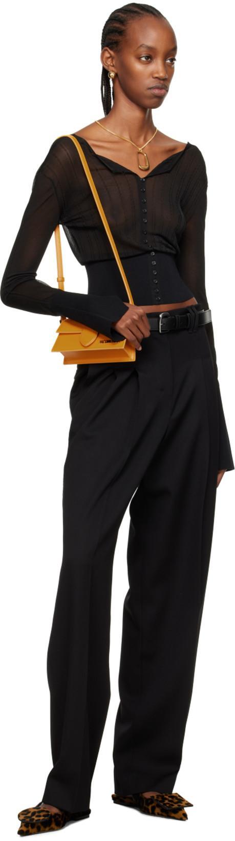 JACQUEMUS Gold Les Sculptures 'le Collier Ovalo' Necklace In 270 Light Gold