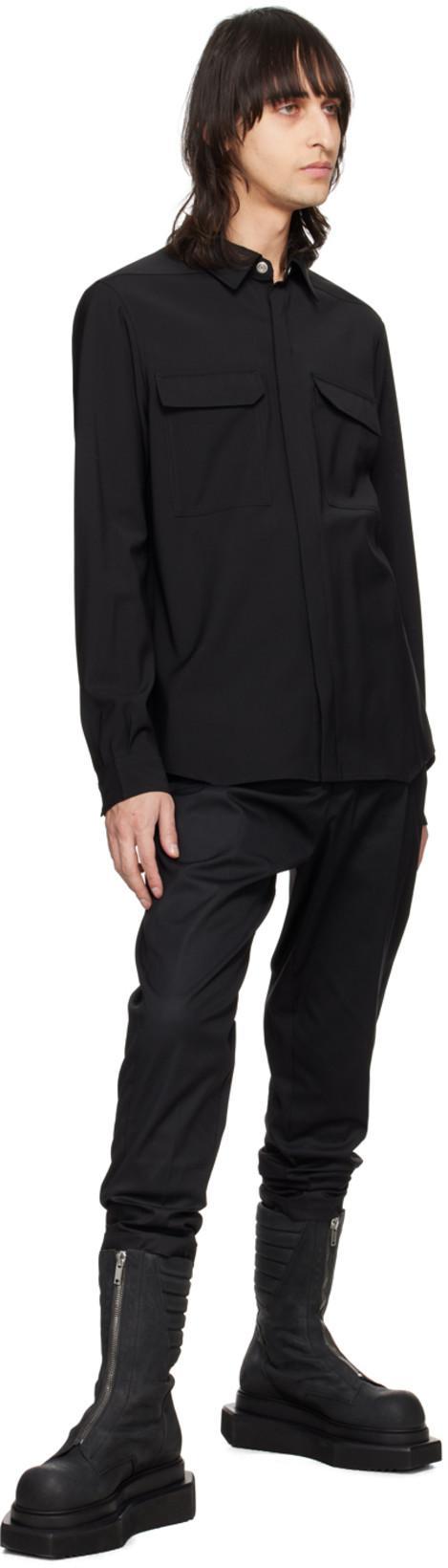 RICK OWENS Army Cyclops Turbo High-top Platform Boots In Black