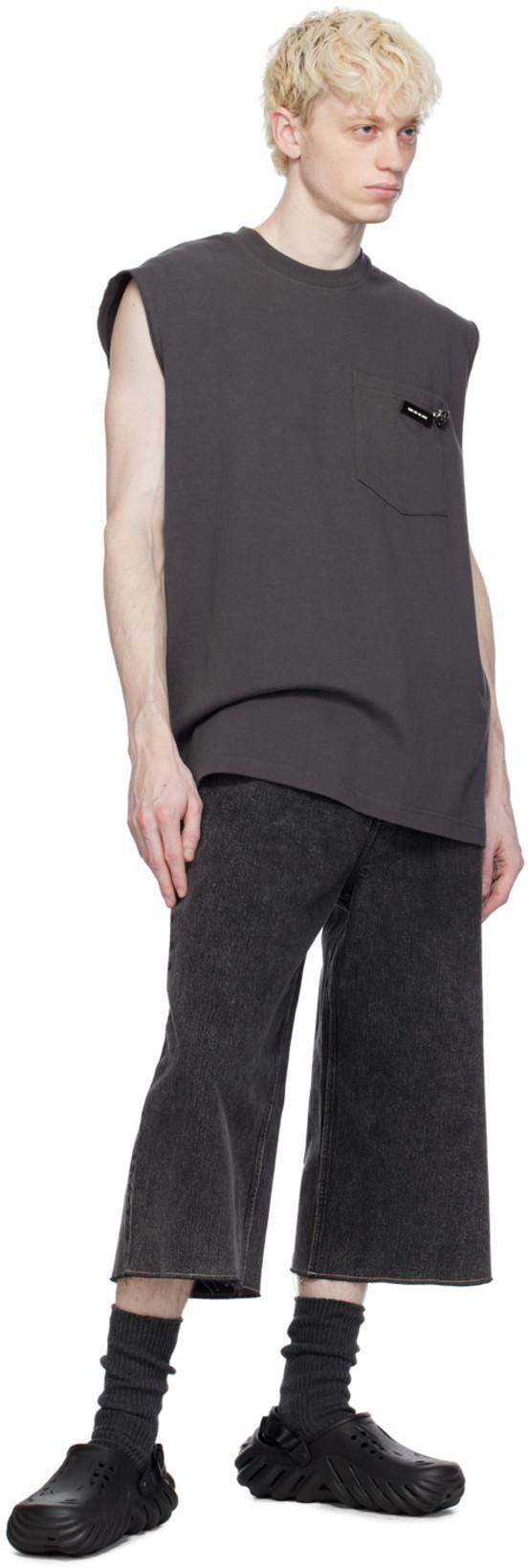 CROCS Echo Logo-embossed Clogs In Black