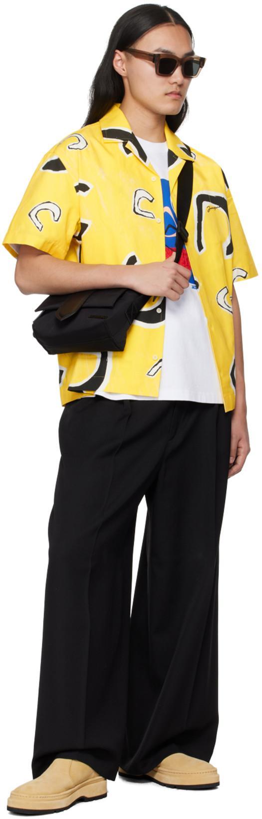 JACQUEMUS Jean Bowling Shirt For Men In Yellow