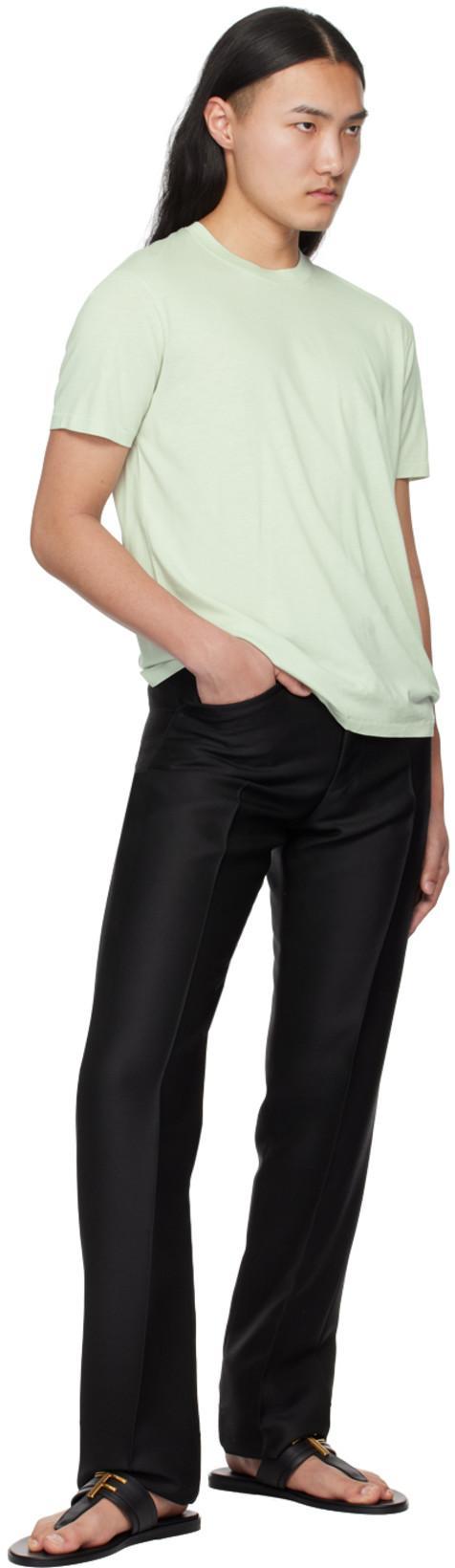 TOM FORD Flat Sandals Open Toe Single Strap In Black