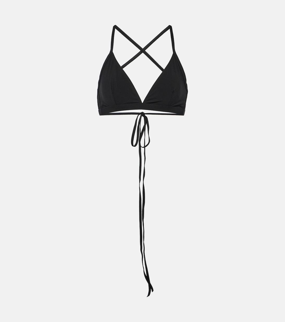 ISABEL MARANT Solange Show Strappy Triangle Bikini Top In Black