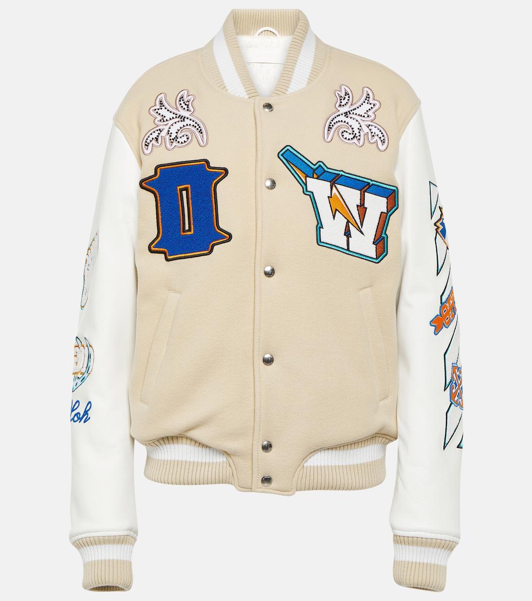 OFF-WHITE Off White Thunderbolt Varsity Bom