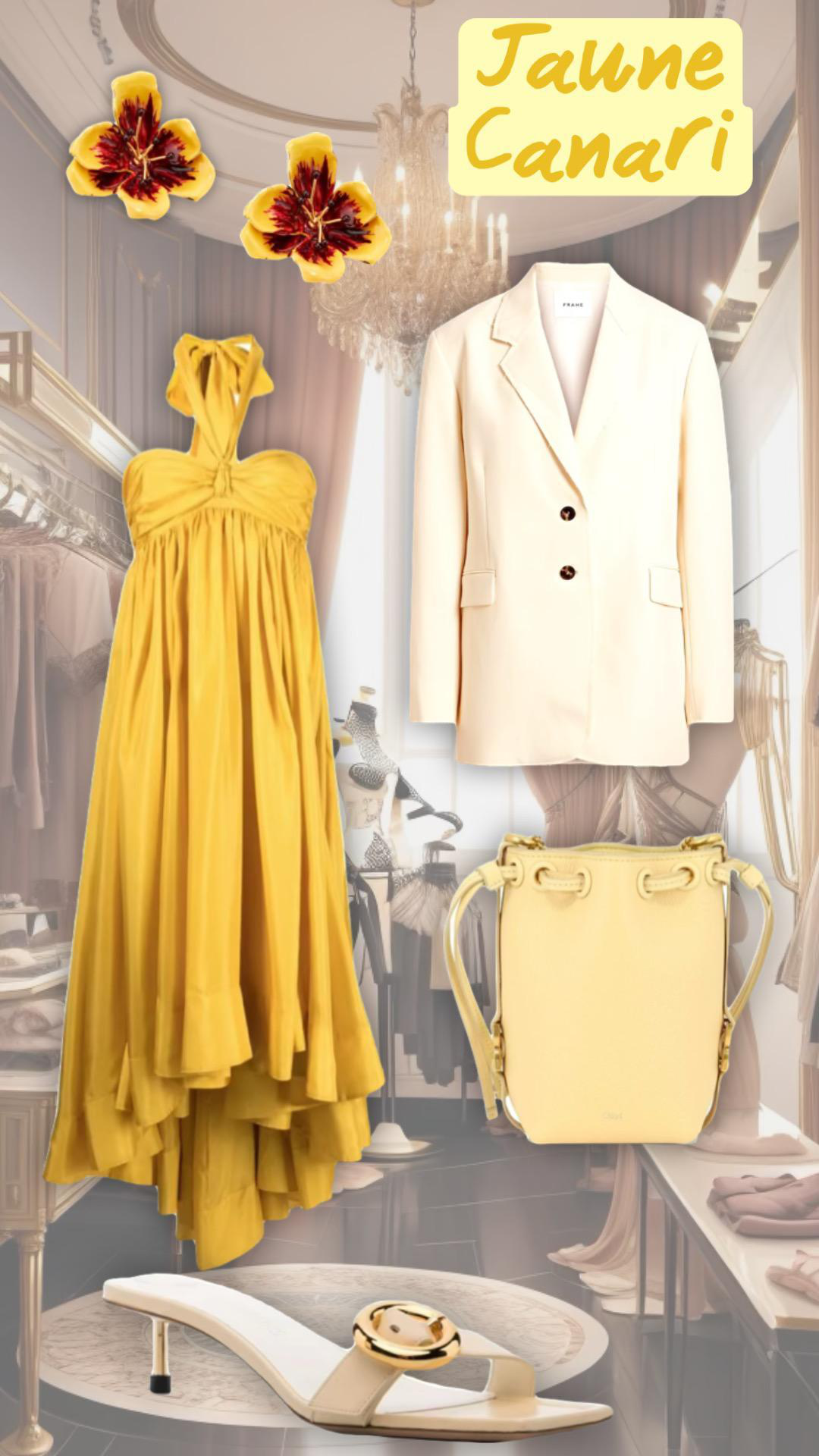 JACQUEMUS Geometric Buckle Mules In Beige