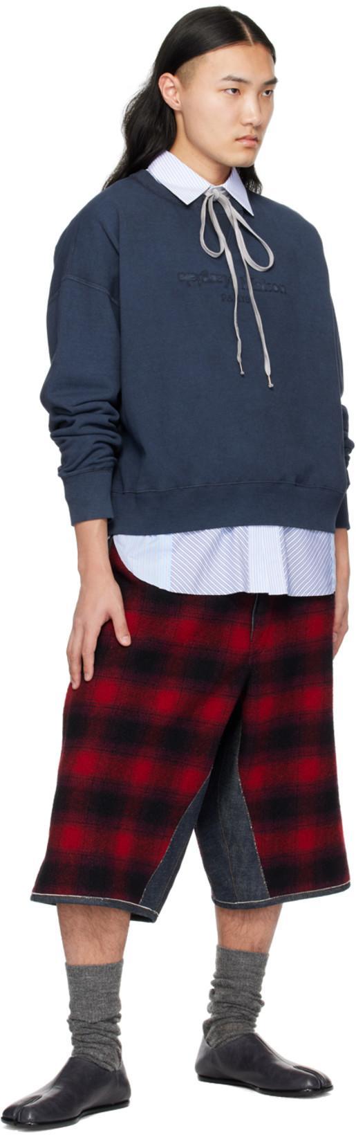 MAISON MARGIELA 10mm Tabi Leather Babouche Shoes In Gray