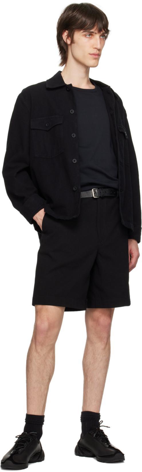 OUR LEGACY Black Boucle Box Shirt In Brown