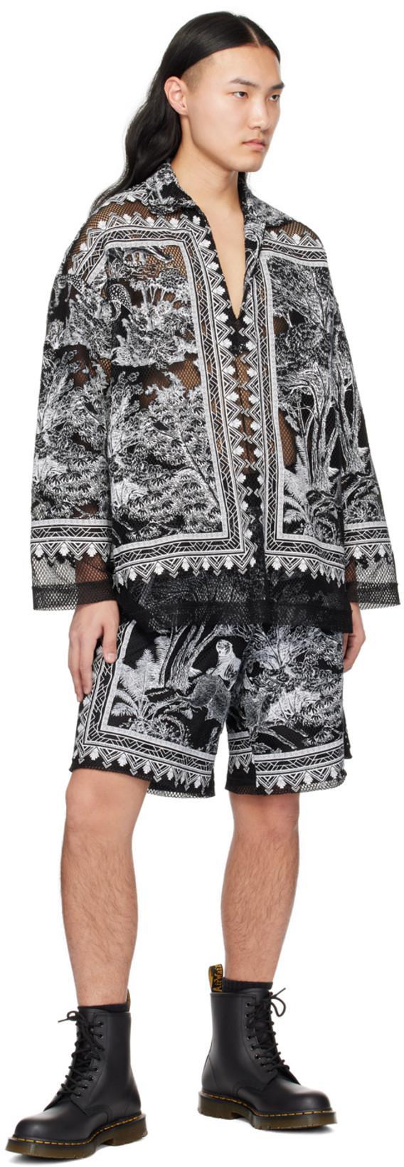 DR. MARTENS Crewson Nubuck Leather Casual Boots Size 13.0 In Black