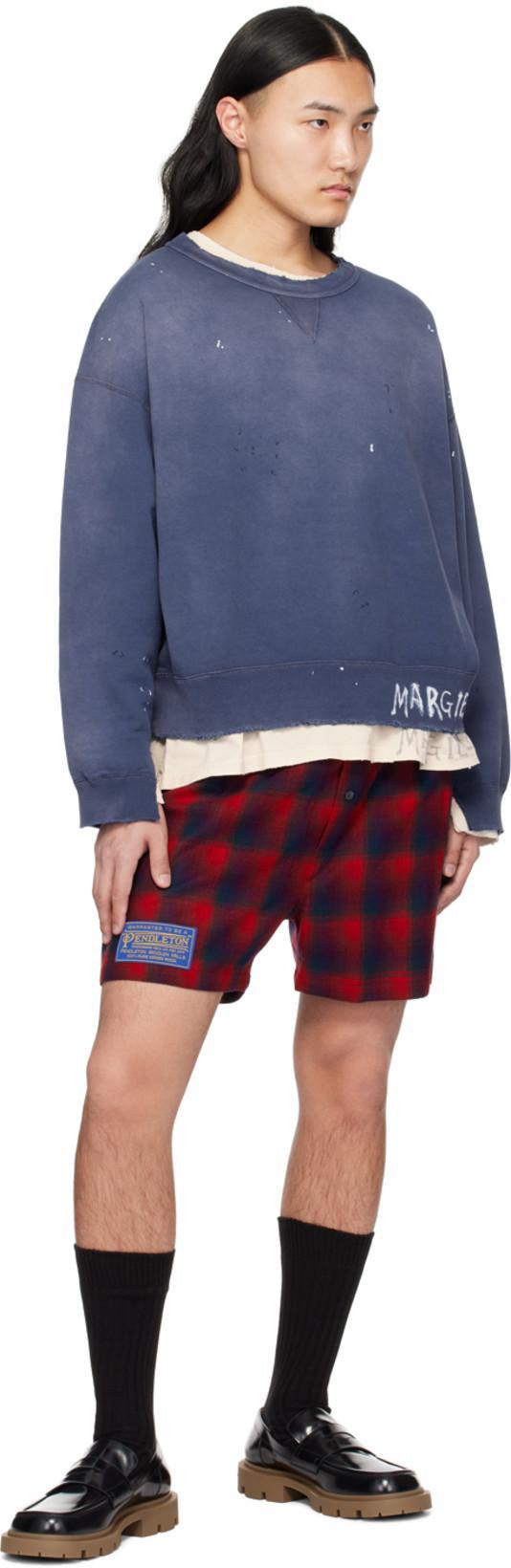 MAISON MARGIELA Man Lace-up Shoes Black Size 8 Leather