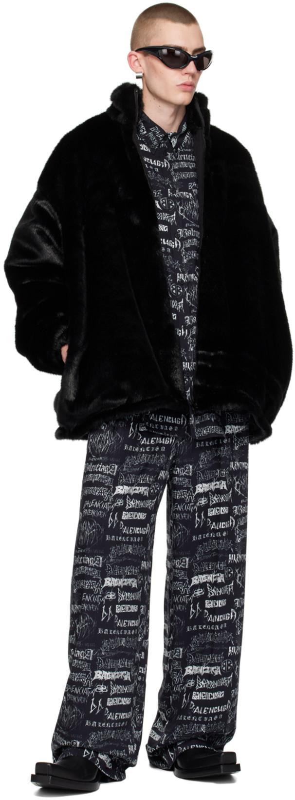 BALENCIAGA Santiago Leather Boots In Black