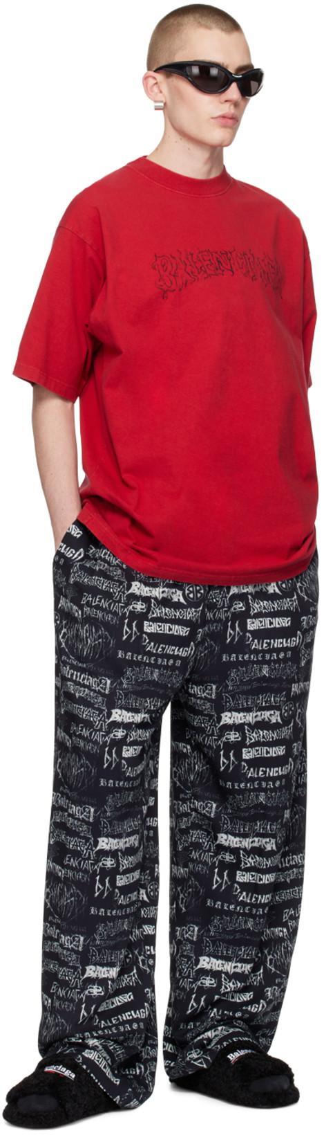 BALENCIAGA Santiago Leather Boots In Black