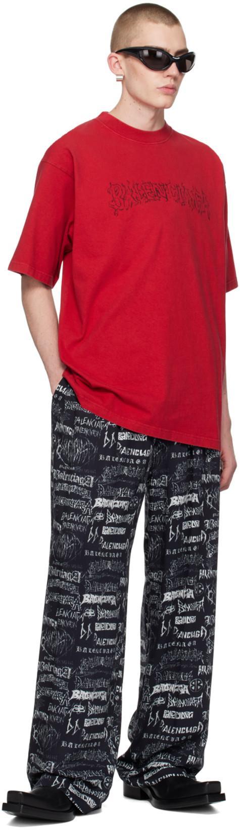 BALENCIAGA Santiago Leather Boots In Black