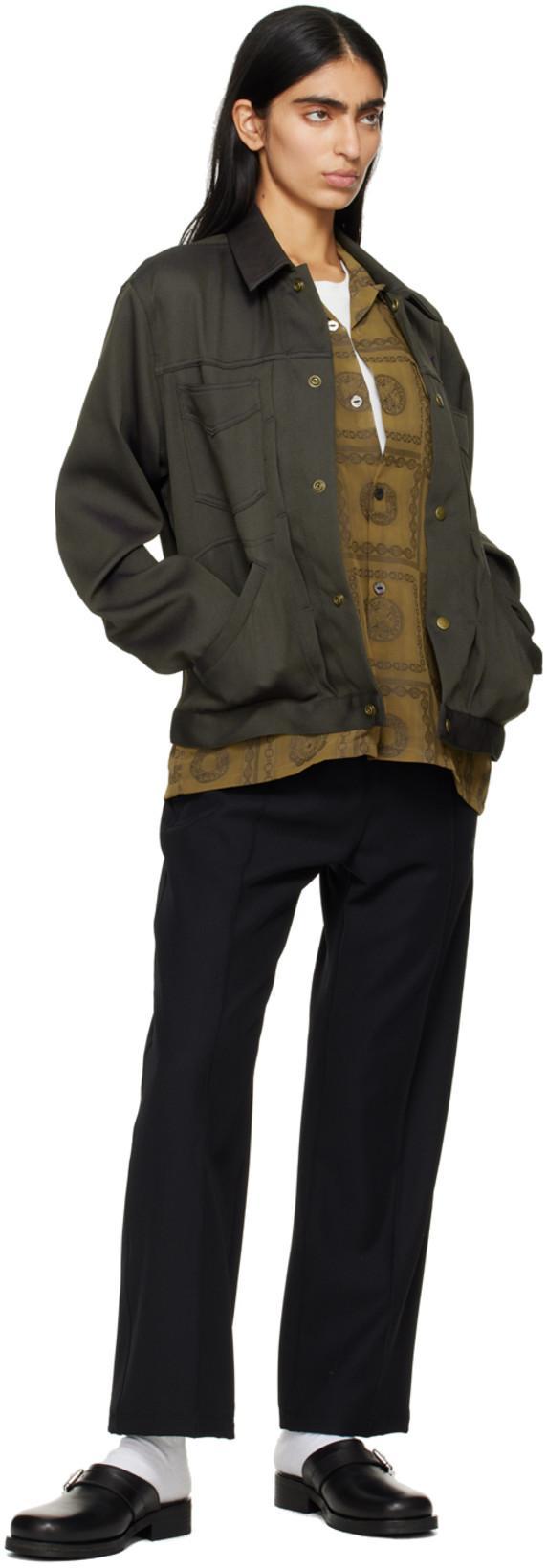 NEEDLES Gray Penny Denim Jacket In B-green