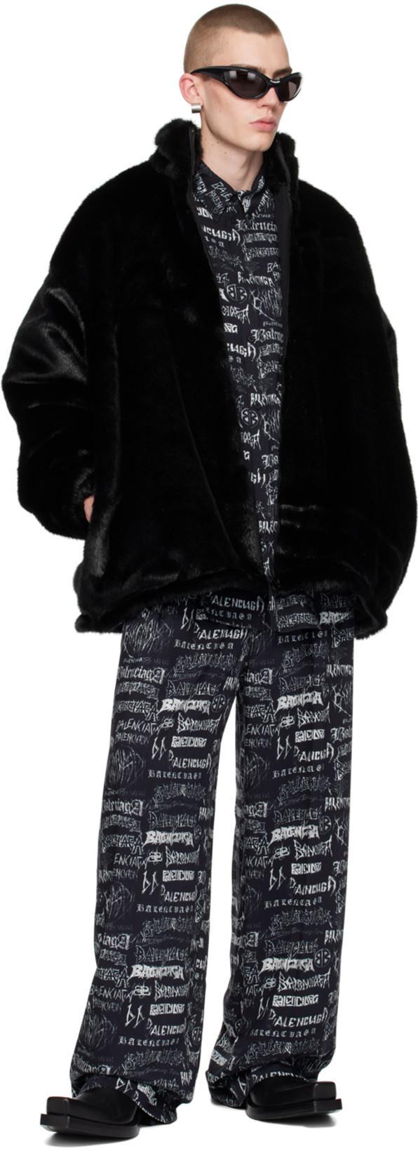 BALENCIAGA Santiago Leather Boots In Black