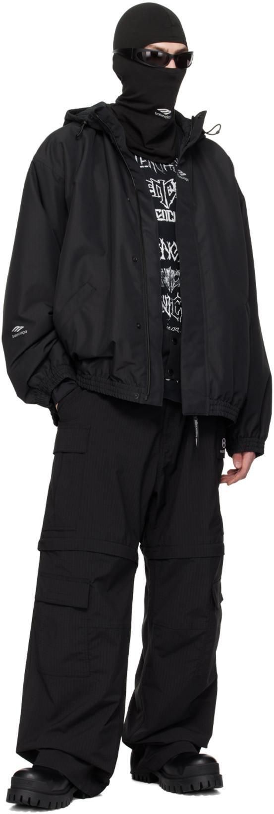 BALENCIAGA Black Unity Sports Icon Cargo Pants