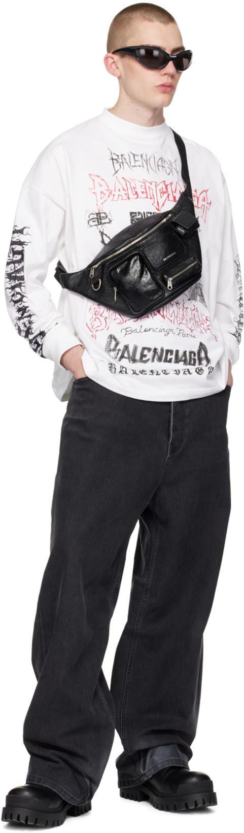 BALENCIAGA Strike Lace-up Boots In Black