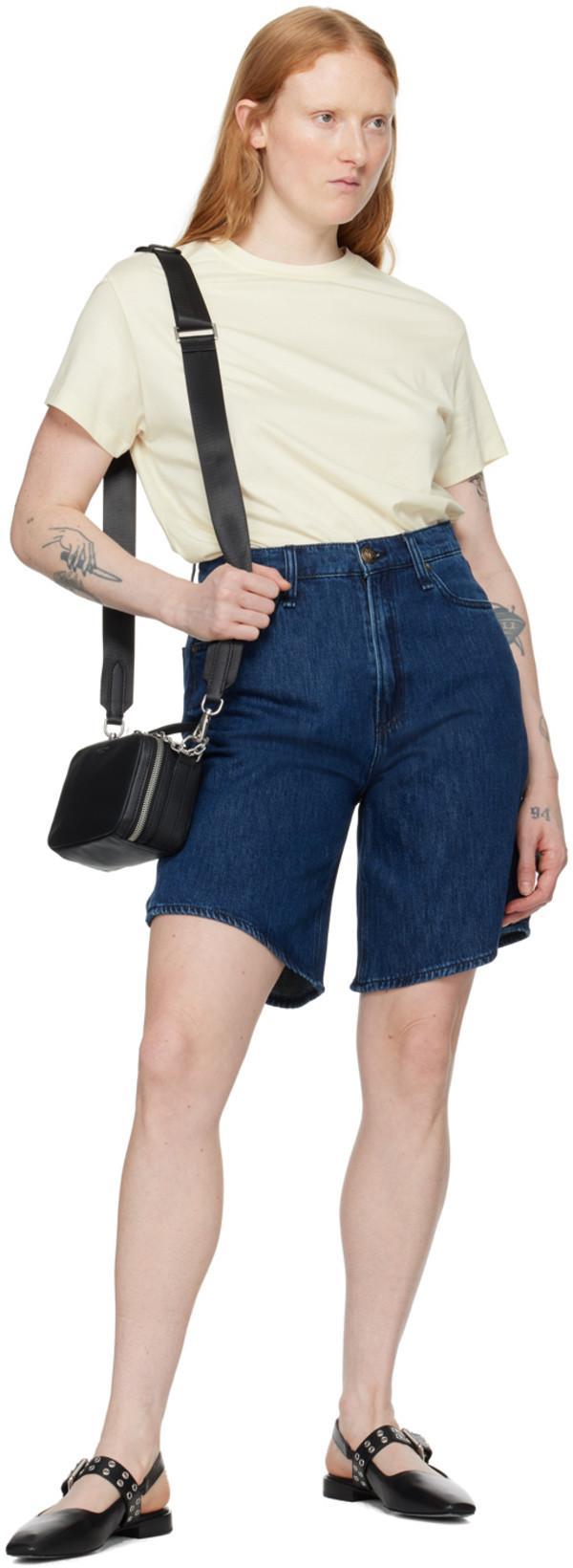 RAG & BONE Astra Houndstooth Buckle Slingback Ballerina Flats In Black