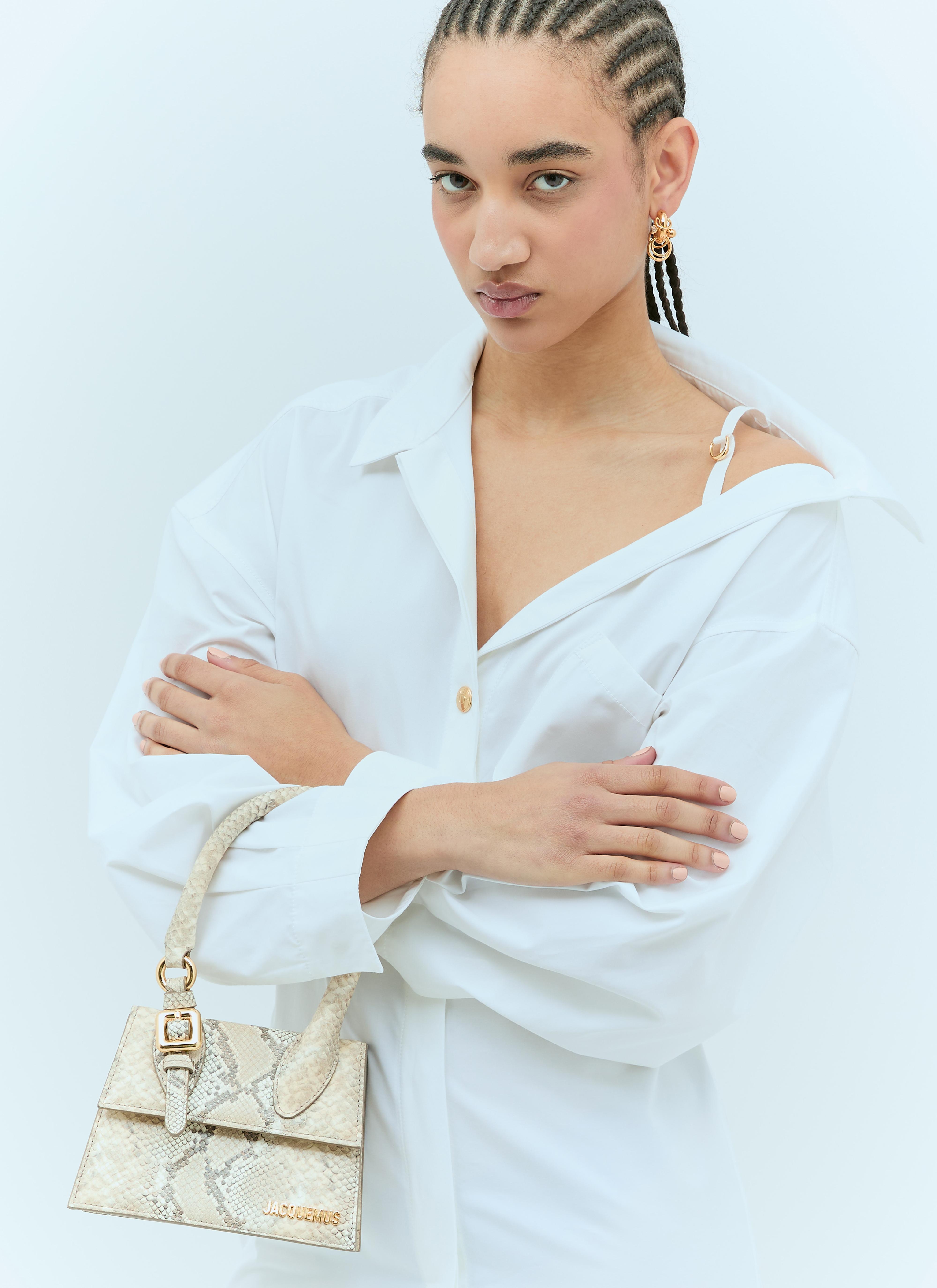 JACQUEMUS Women's La Mini Robe Chemise Dress In White