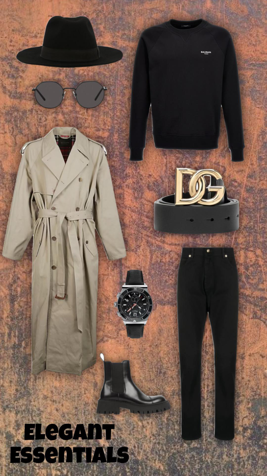 BALENCIAGA Double-breasted Belted Coat In Beis