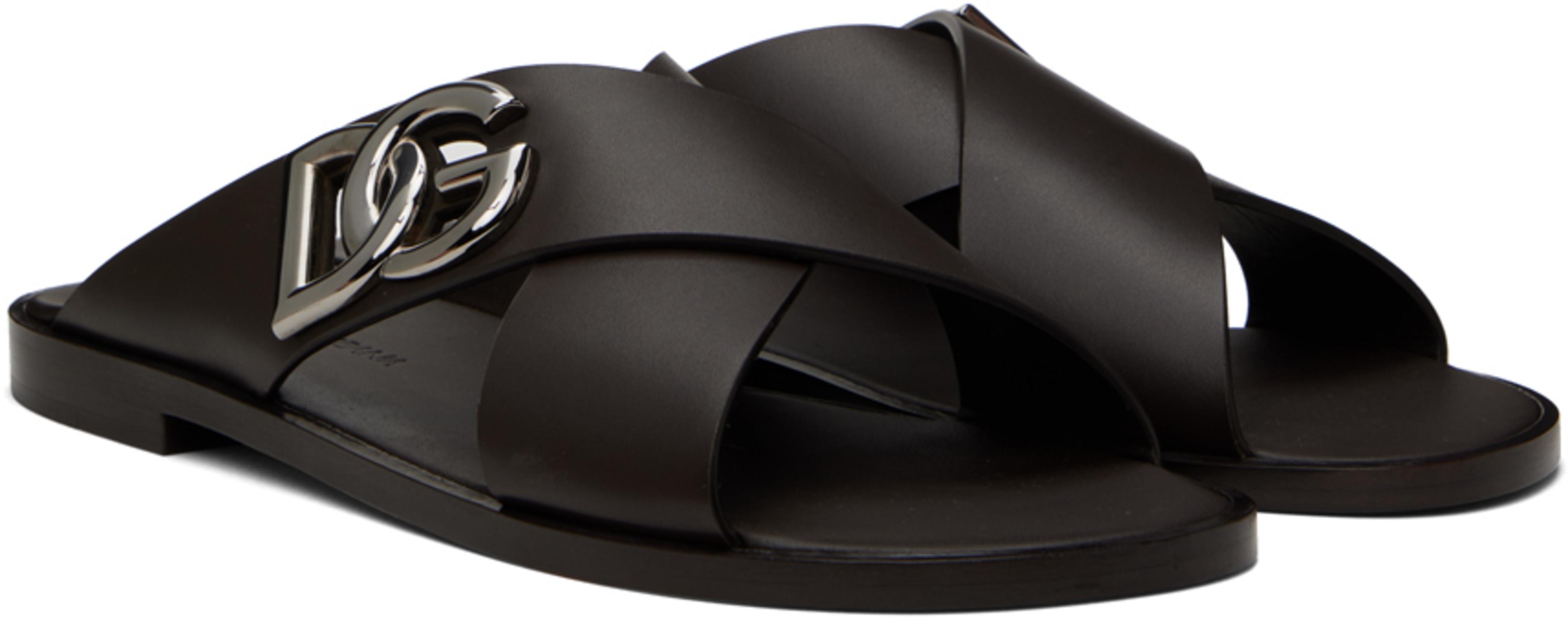 DOLCE & GABBANA Elegant Black Cotton Polo Shirt