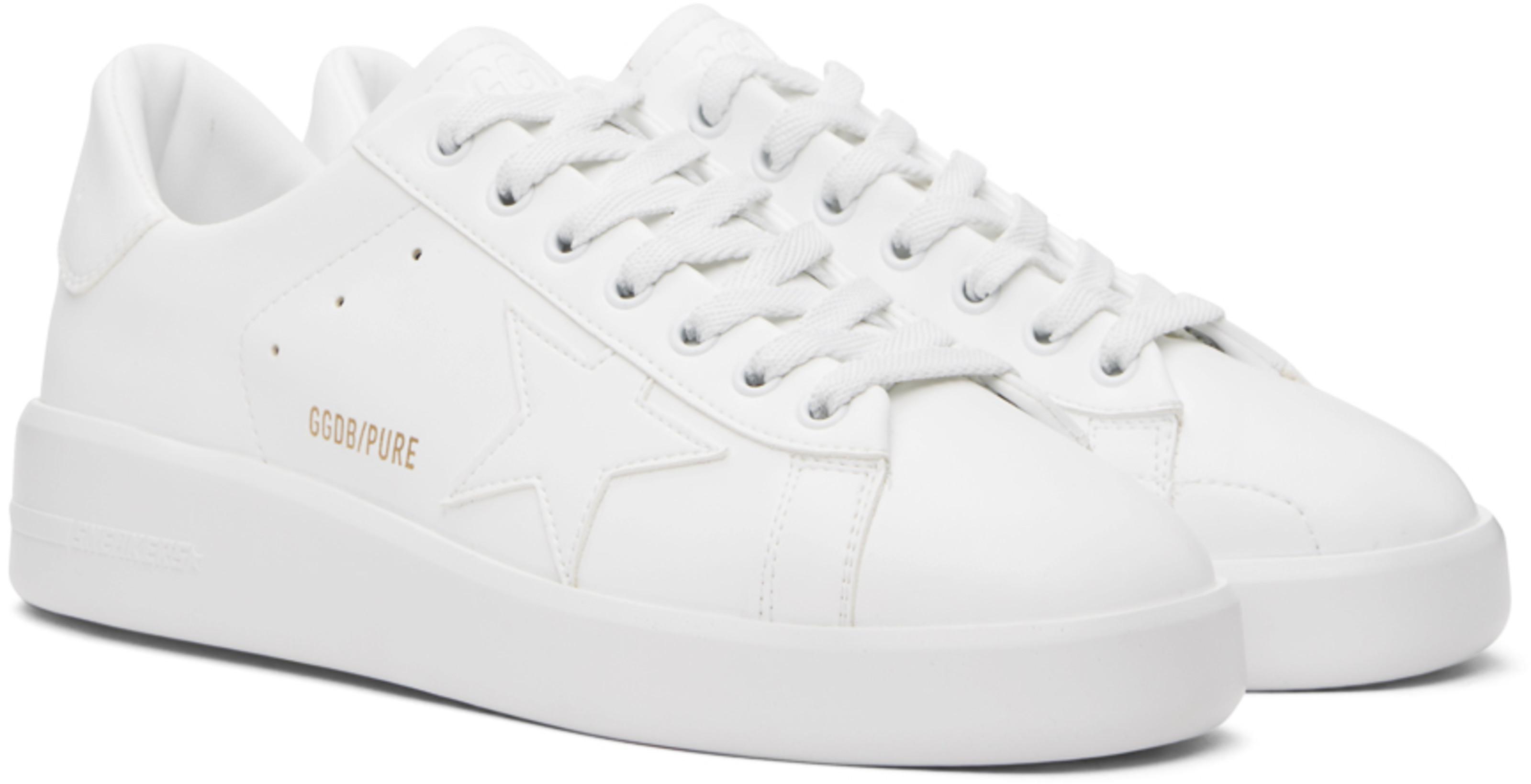 GOLDEN GOOSE White Front Lace-up Sneakers