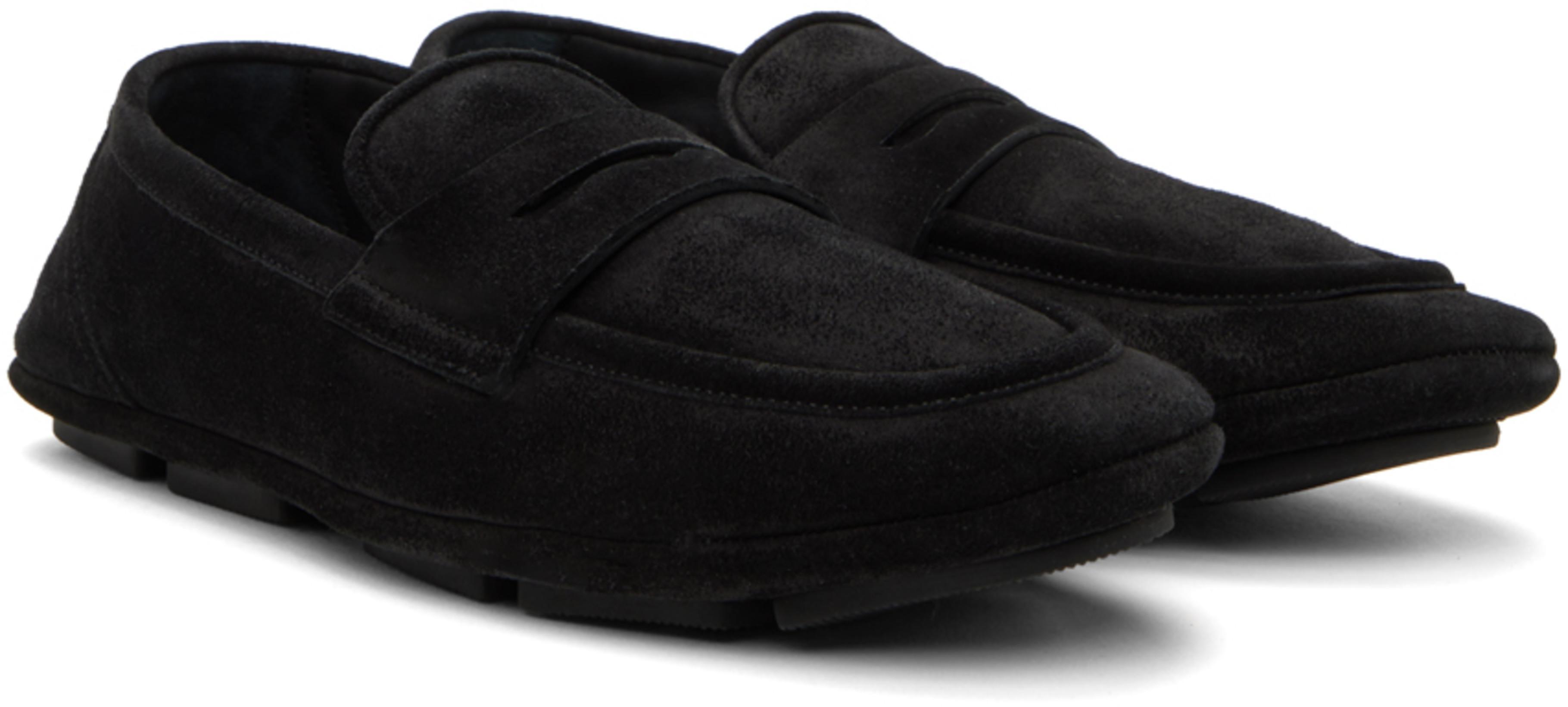 DOLCE & GABBANA Dolce&gabbana Black Suede Loafer