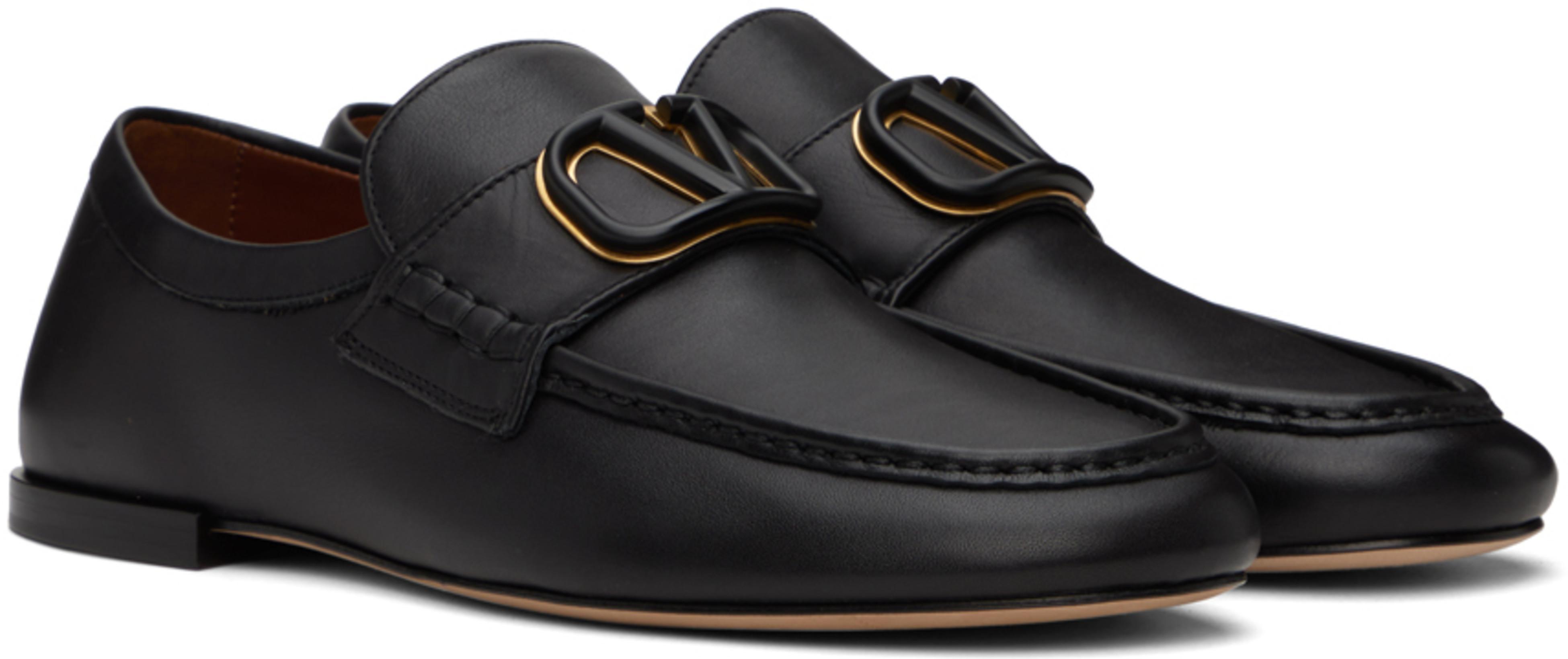 VALENTINO Canvas Iconograph Cotton T-shirt In Black