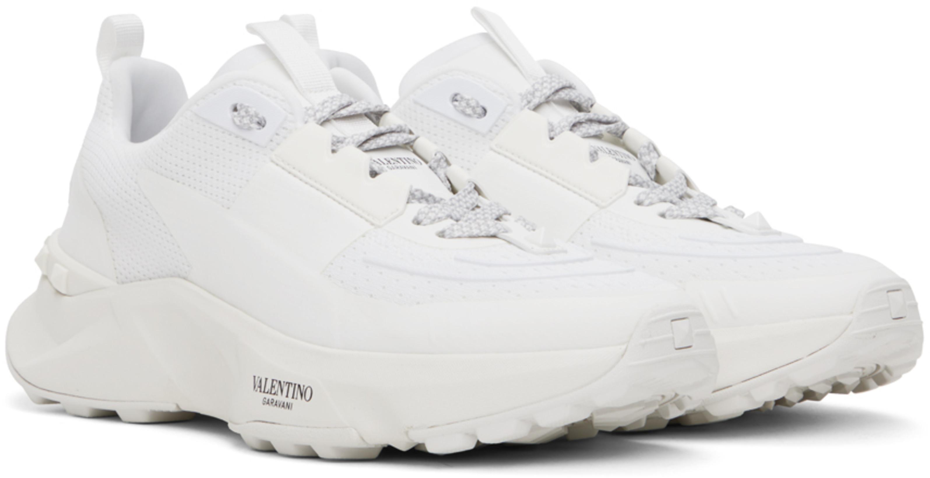 VALENTINO GARAVANI True Act Mesh And Rubberized Fabric Sneakers In Multi