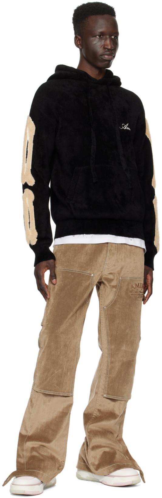 AMIRI Crew Neck Distressed Detailing In White