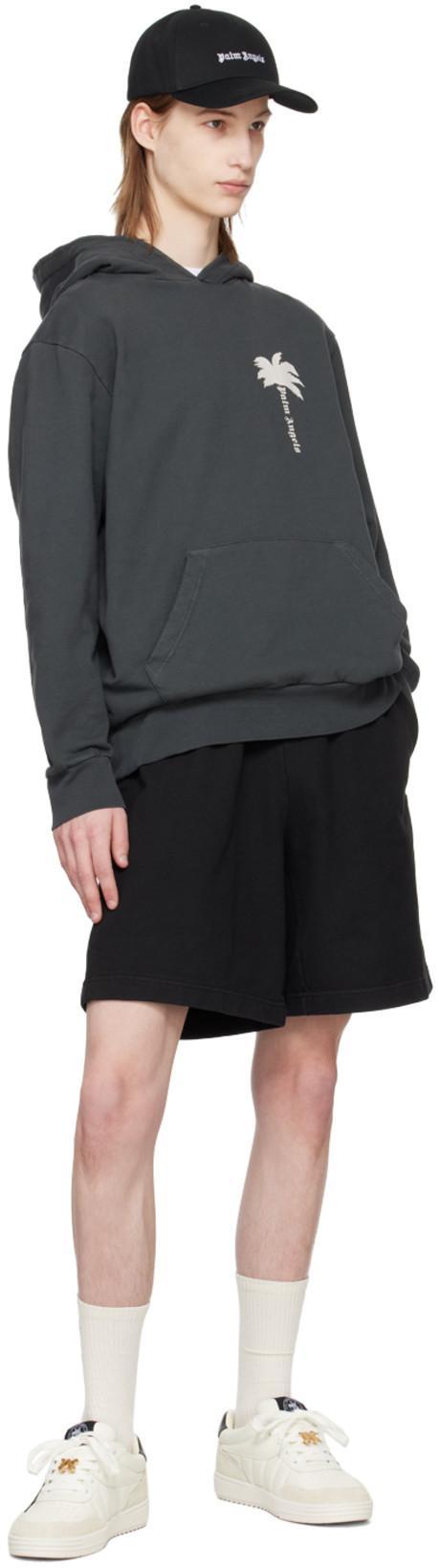 PALM ANGELS Бейсбольная Кепка Из Хлопка In Black
