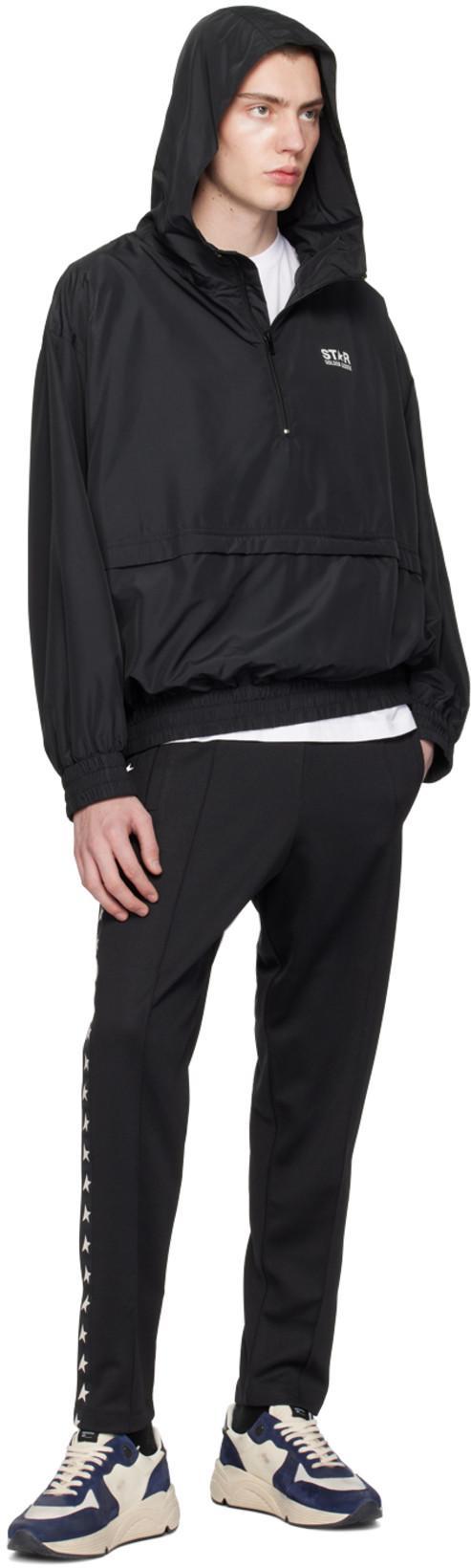 GOLDEN GOOSE White T-shirt With Round Neck And One Star Logo Print On The Front In Cotton Man