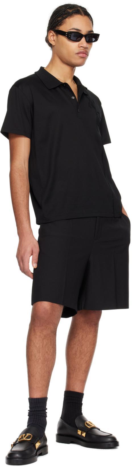 VALENTINO Polo Shirt In Black