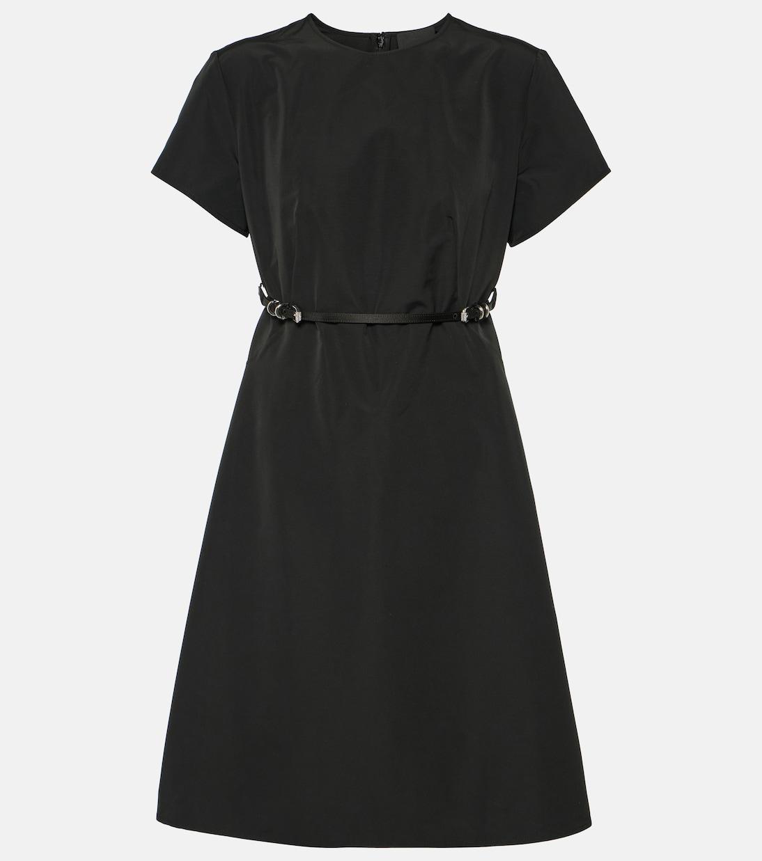 GIVENCHY Voyou Dress In Cotton Taffetas In Black
