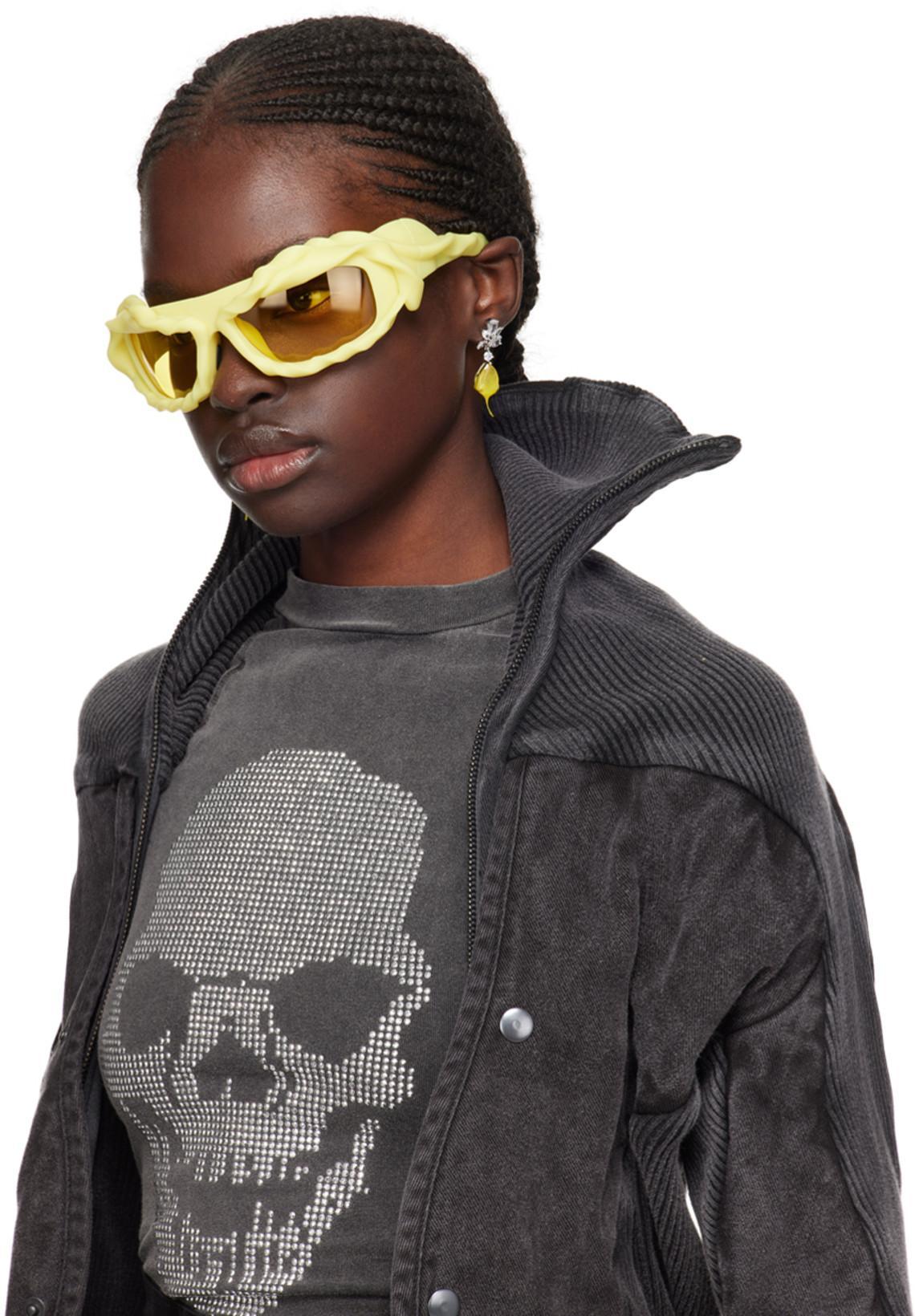 OTTOLINGER Twisted Sunglasses In Green