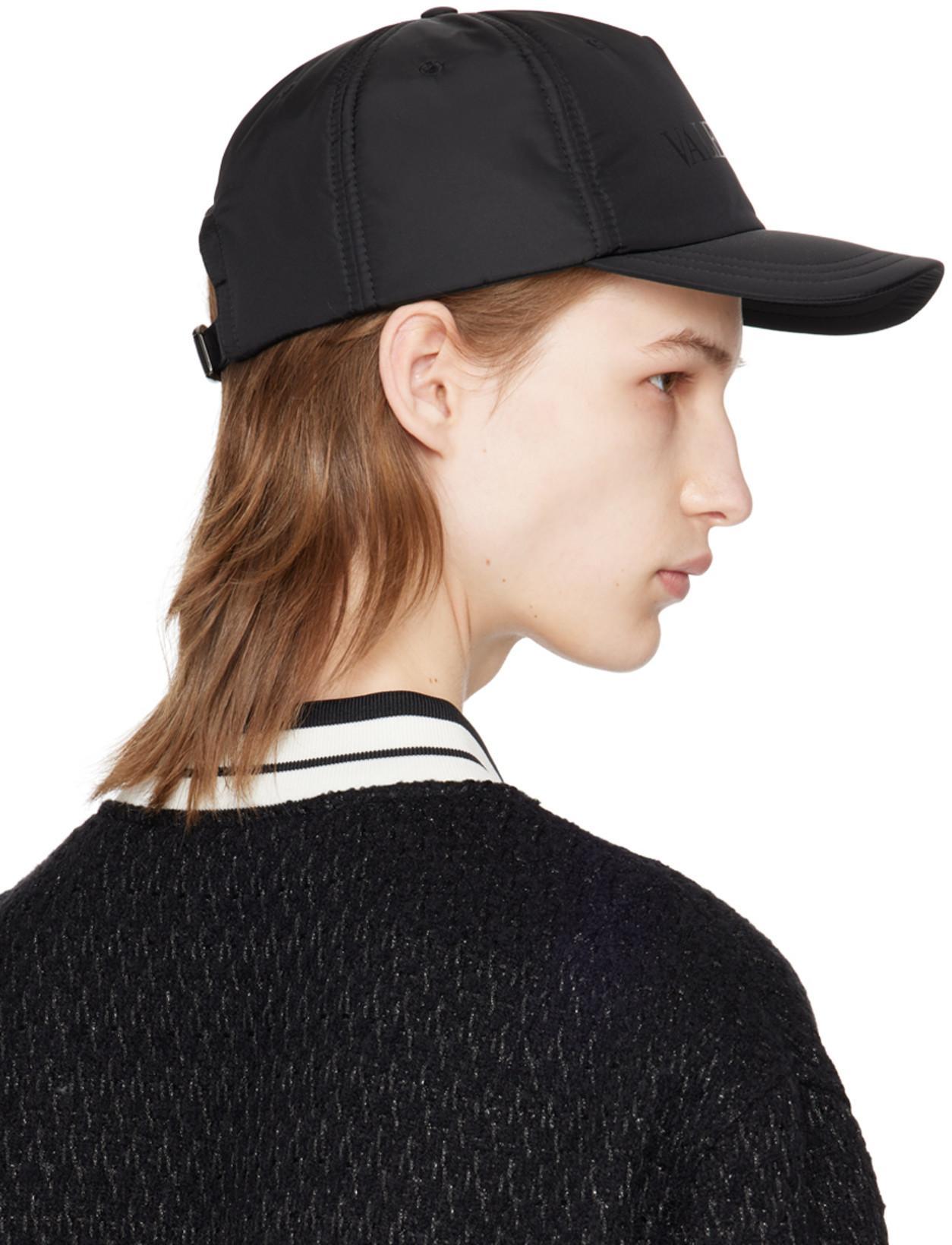 VALENTINO Canvas Iconograph Cotton T-shirt In Black