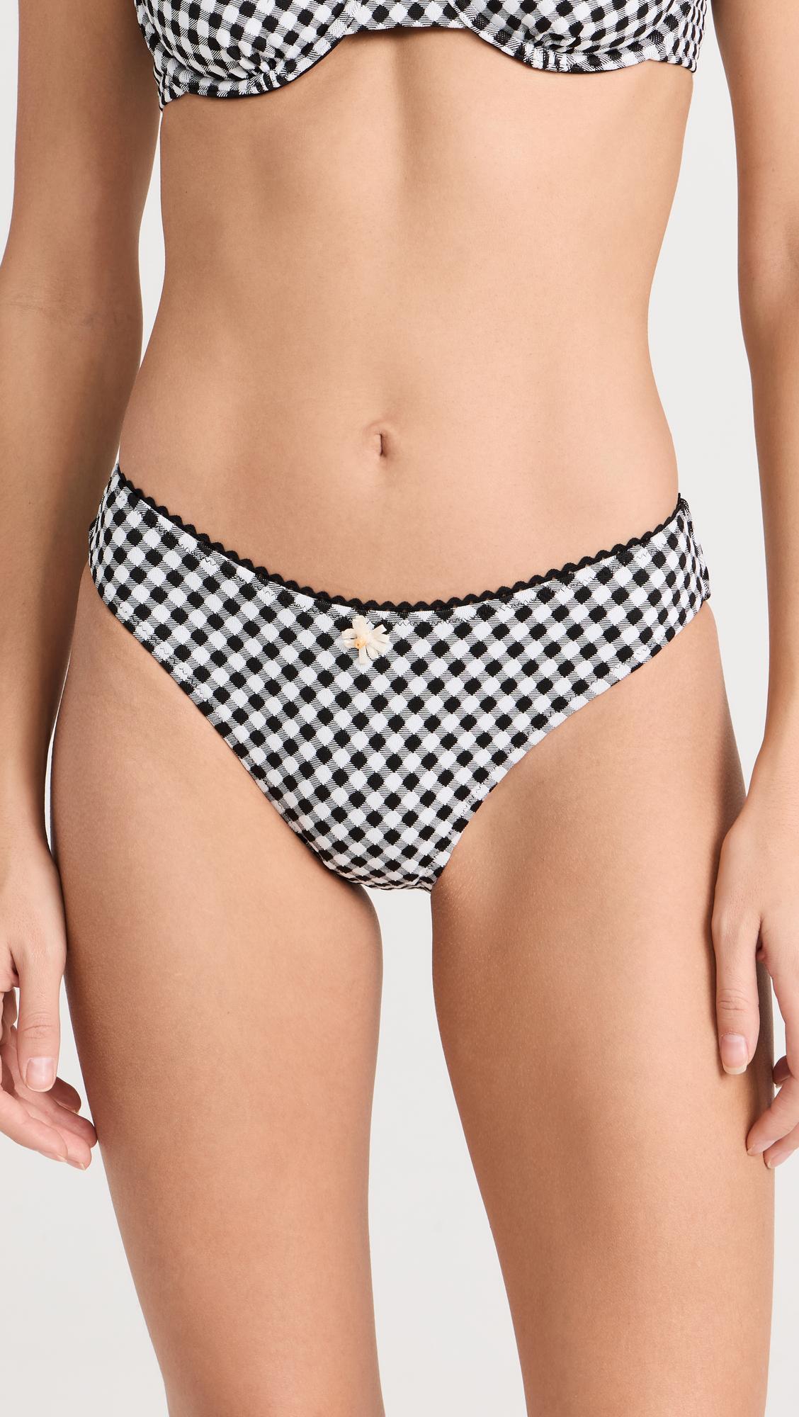 SOLID & STRIPED The Daphne Bottoms Blackout X Marshmallow