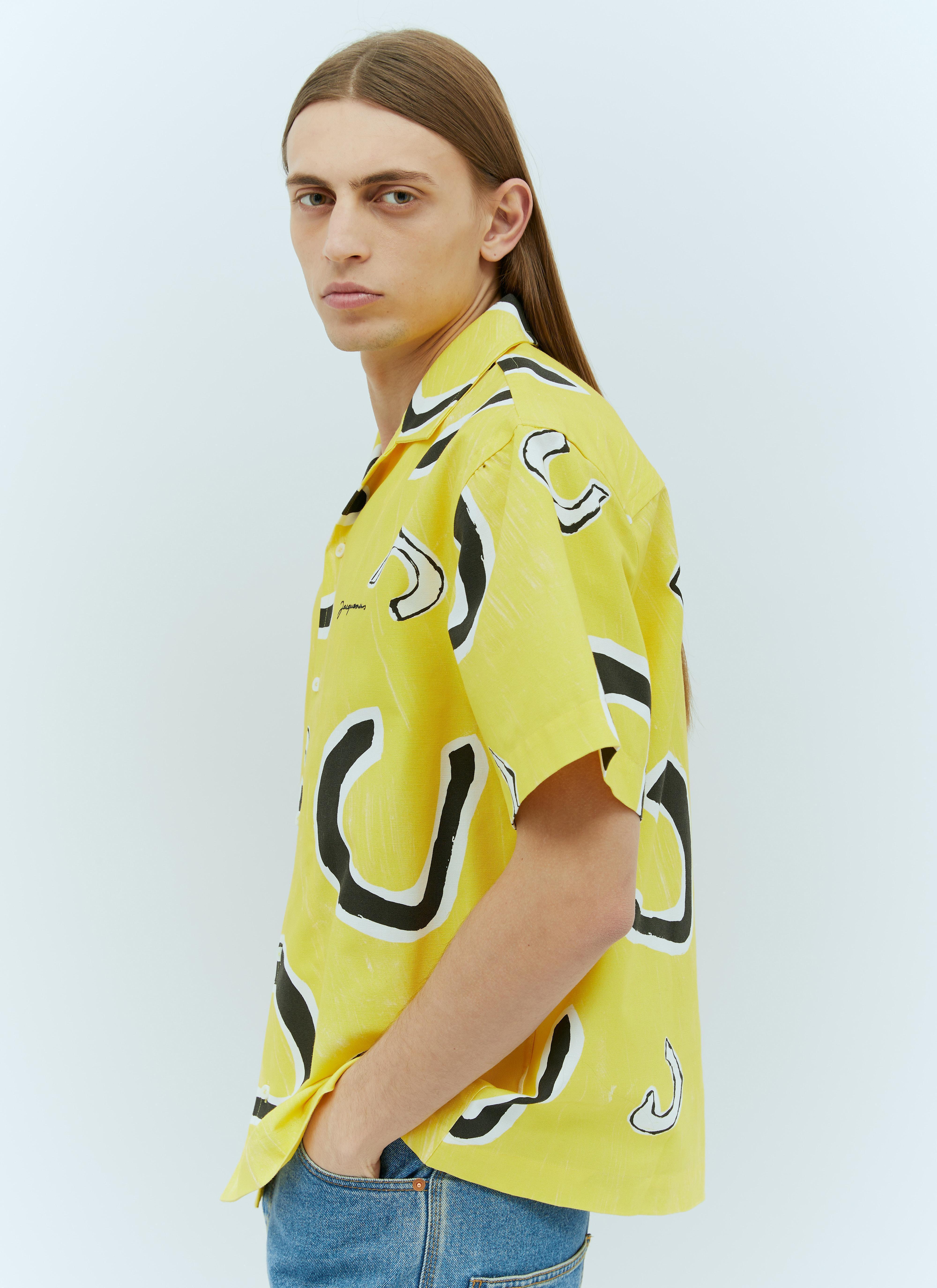 JACQUEMUS Jean Bowling Shirt For Men In Yellow